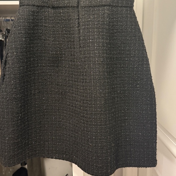 NADINE MERABI Black Tweed Dress with Pearl Details - Picture 8 of 9